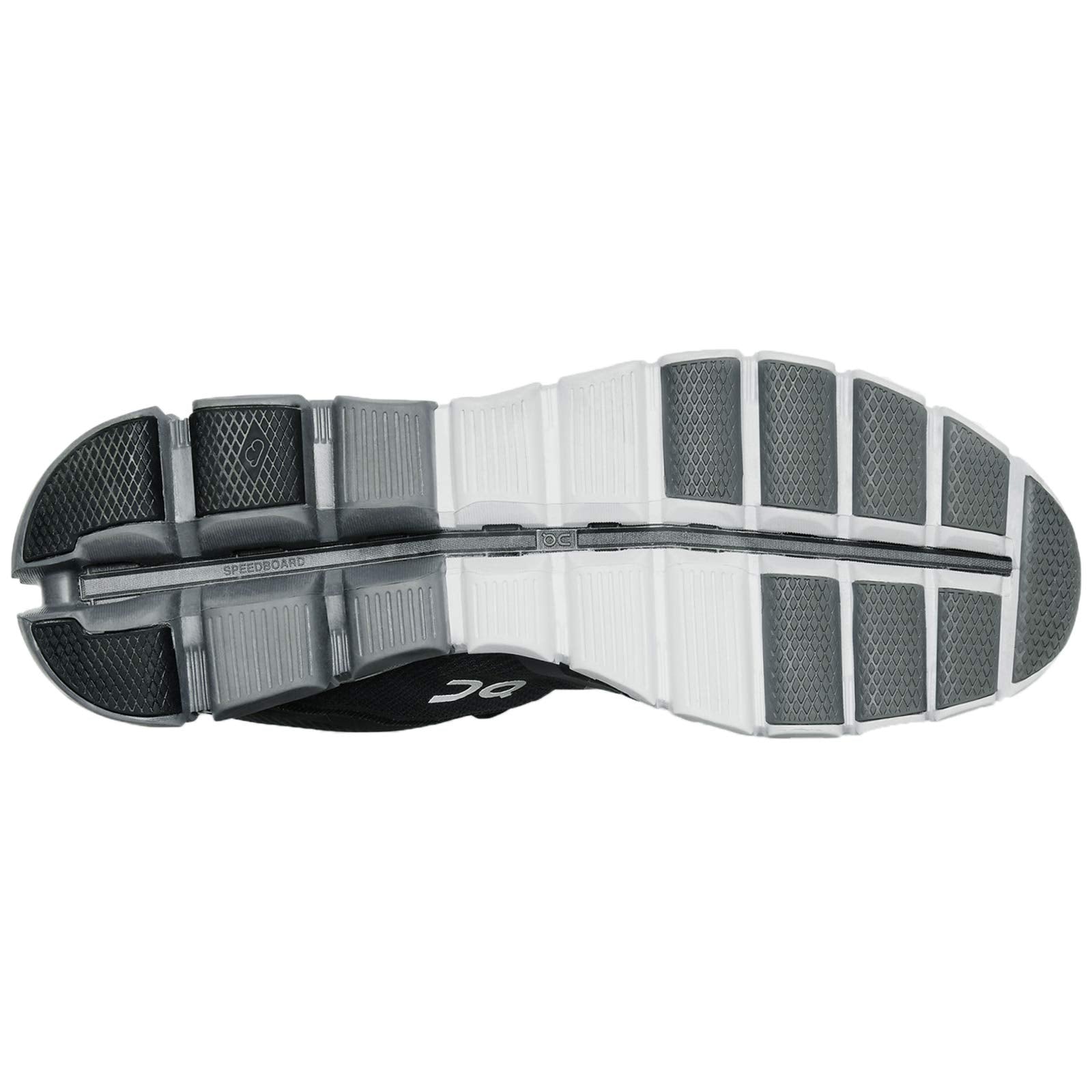 On Running Mens Cloudflow Mesh Black Asphalt Trainers 9 US