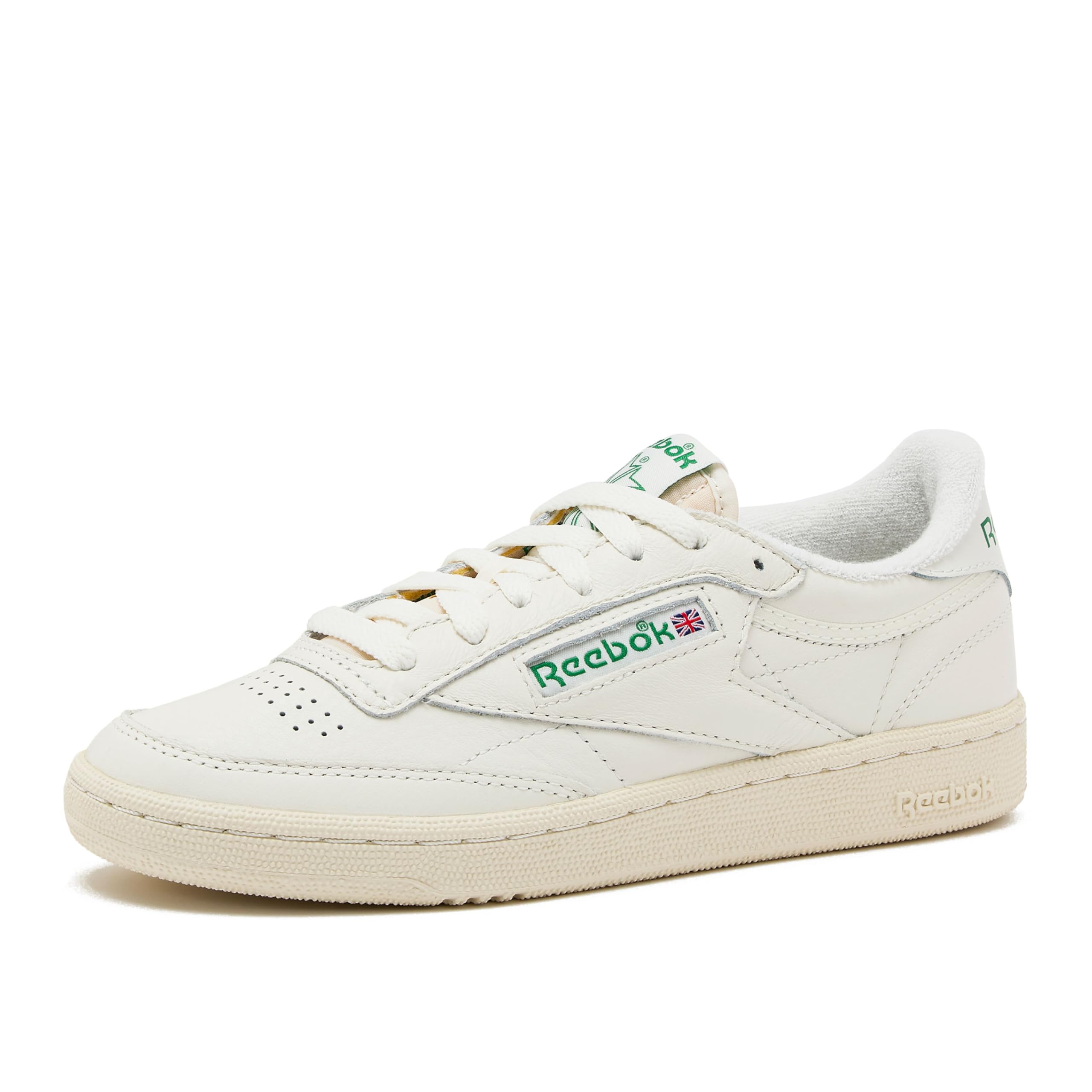 Reebok Womens Club C 85 Vintage Tennis Sneakers for Women, Casual White Womens Shoes