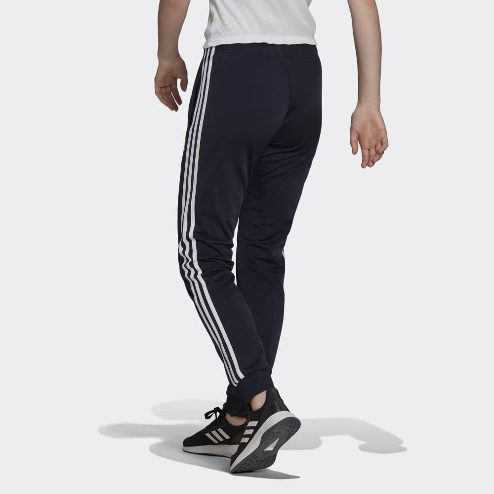 Adidas Womens Essentials Warm-up 3-Stripes Slim Tapered Track Pants