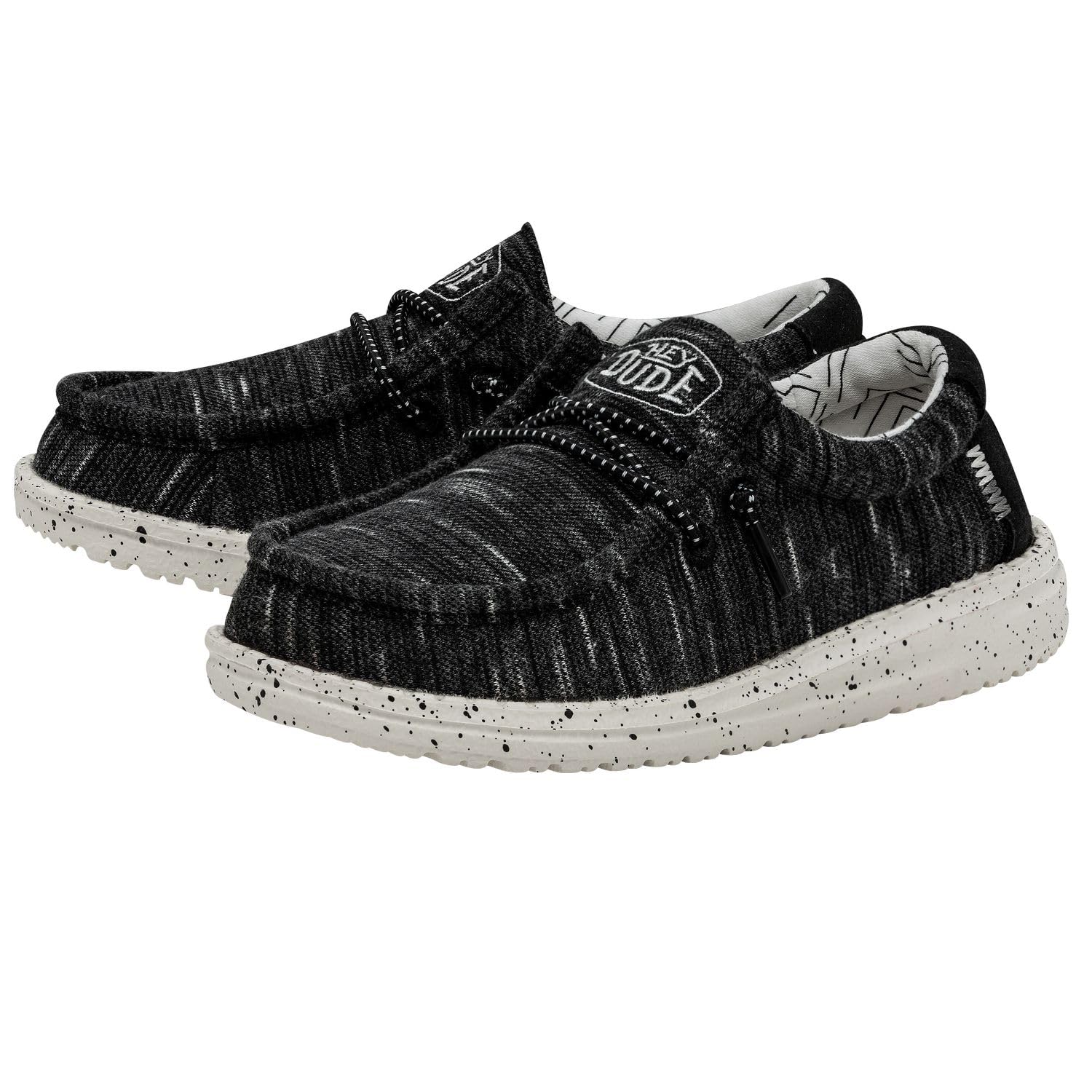 Hey Dude Unisex-Child Kids Wally Youth Stretch