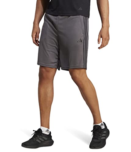 adidas Men's Train Essentials Piqué 3-Stripes Shorts