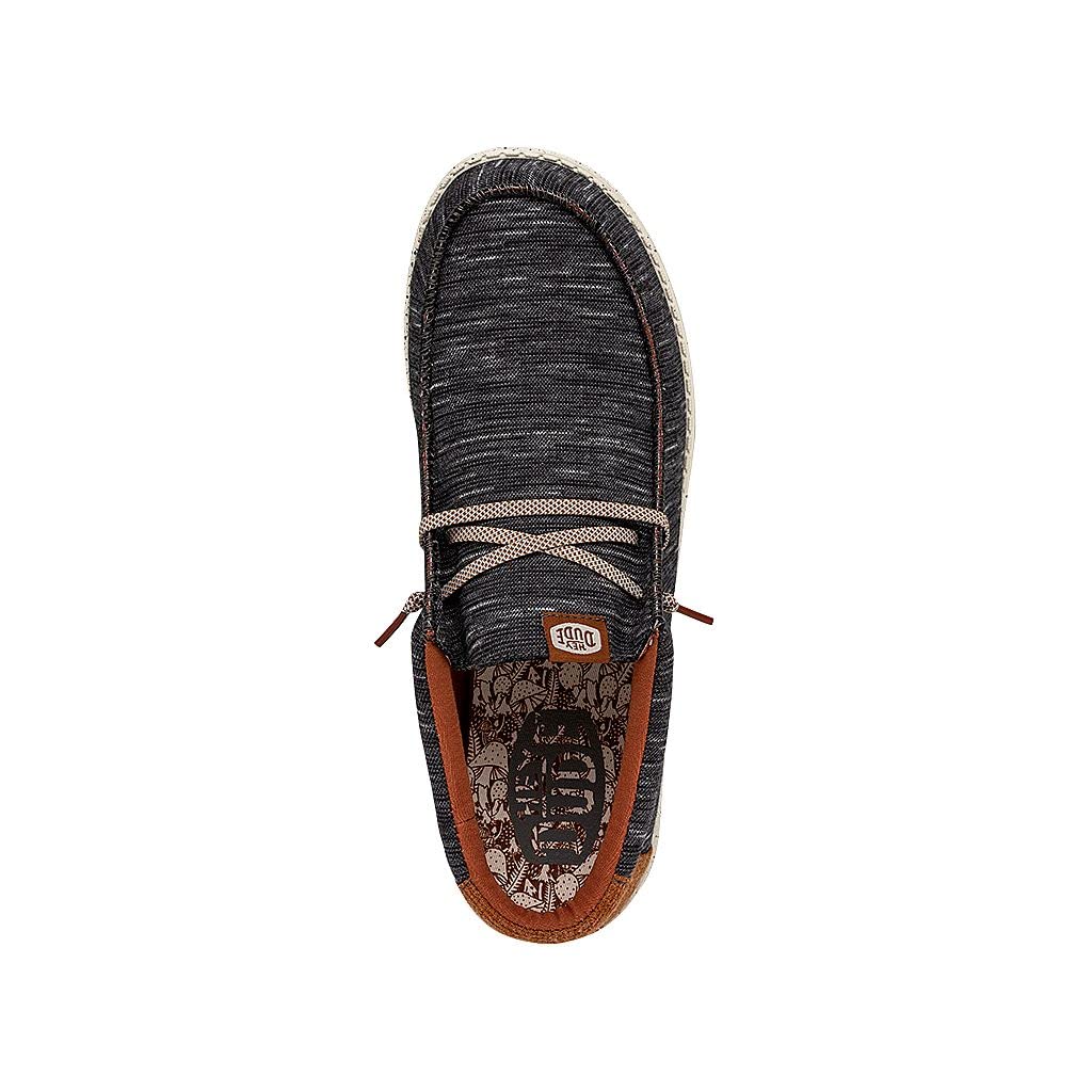 Hey Dude Men's Wally Jersey | Men's Loafers | Men's Slip On Shoes | Comfortable & Light-Weight