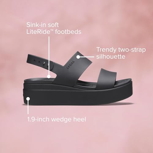 Crocs Women's Brooklyn Low Wedge Sandals