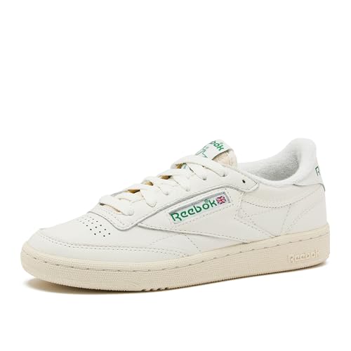 Reebok Womens Club C 85 Vintage Tennis Sneakers for Women, Casual White Womens Shoes