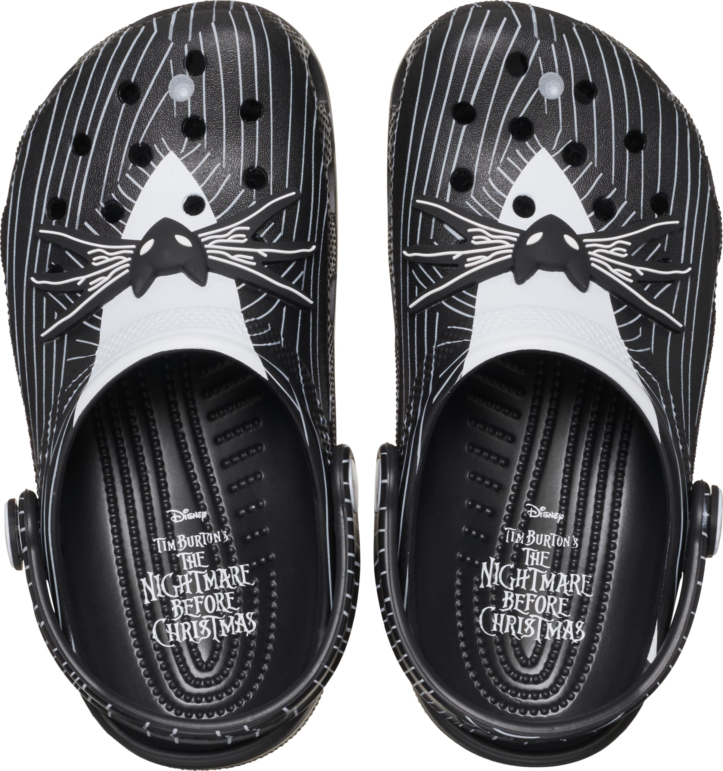 Crocs Kids' Jack Skellington Nightmare Before Christmas Classic Clogs