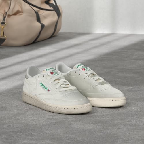 Reebok Womens Club C 85 Vintage Tennis Sneakers for Women, Casual White Womens Shoes