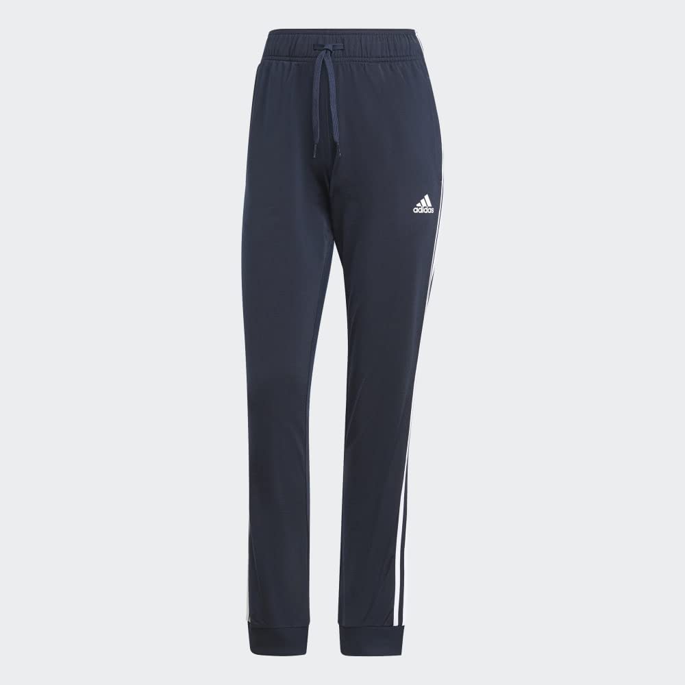 Adidas Womens Essentials Warm-up 3-Stripes Slim Tapered Track Pants