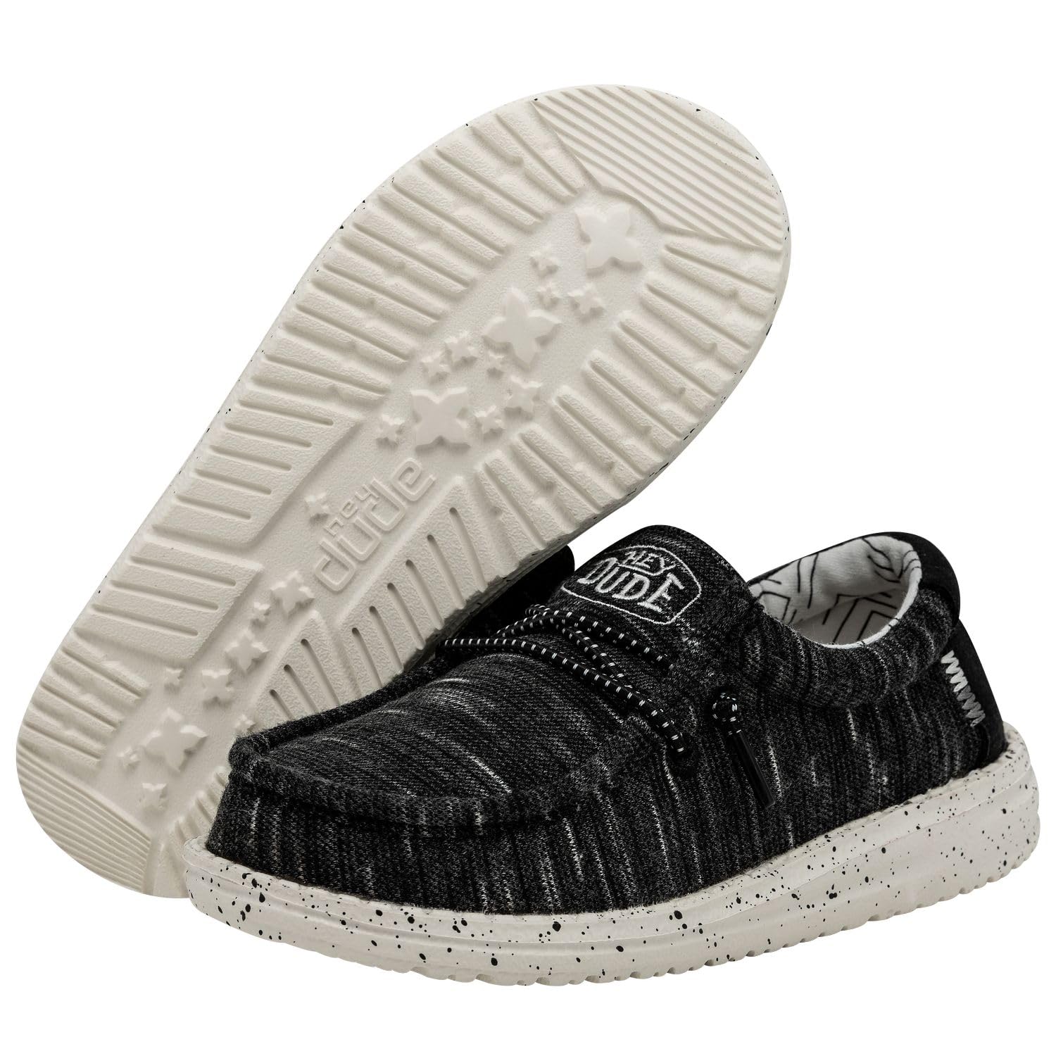 Hey Dude Unisex-Child Kids Wally Youth Stretch