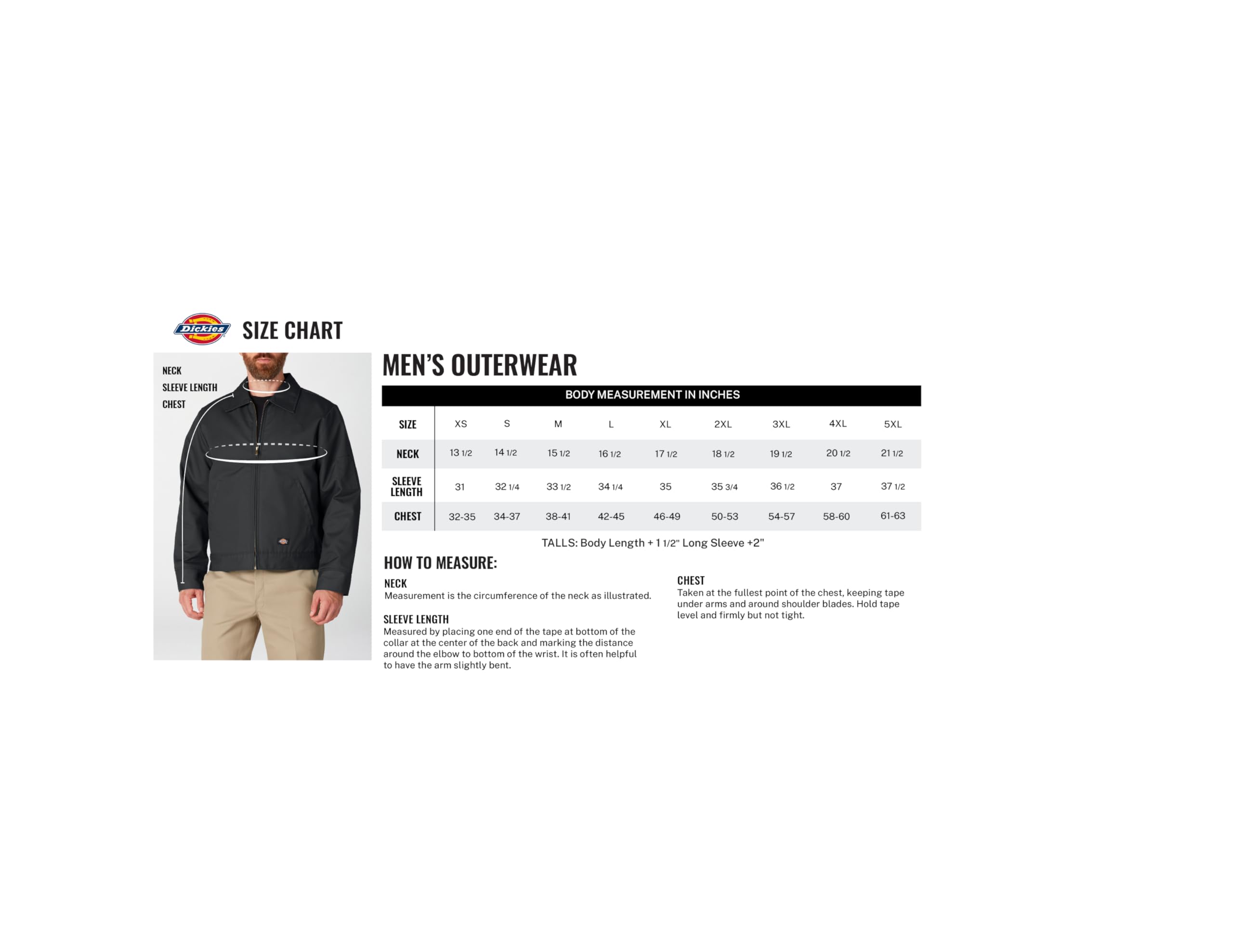 Dickies Men's Insulated Eisenhower Front-Zip Jacket