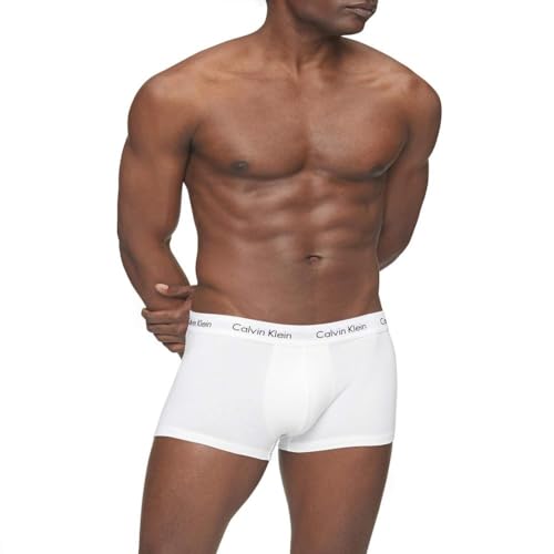 Calvin Klein Men's Cotton Stretch 3-Pack Low Rise Trunks