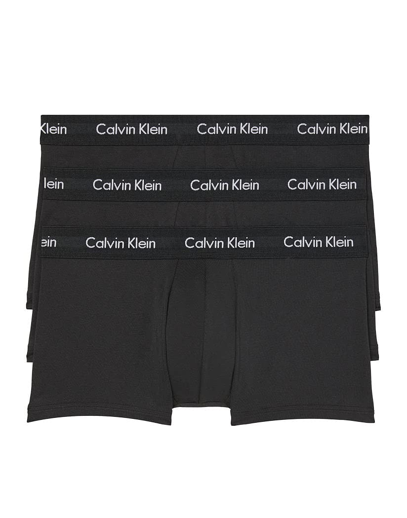 Calvin Klein Men's Cotton Stretch 3-Pack Low Rise Trunks