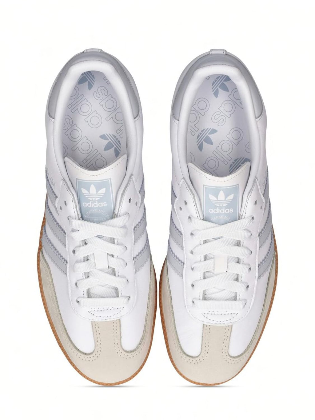 adidas Samba OG Men's Sneaker (Halo Blue/White, US Footwear Size System, Adult, Men, Numeric, Medium, 10)