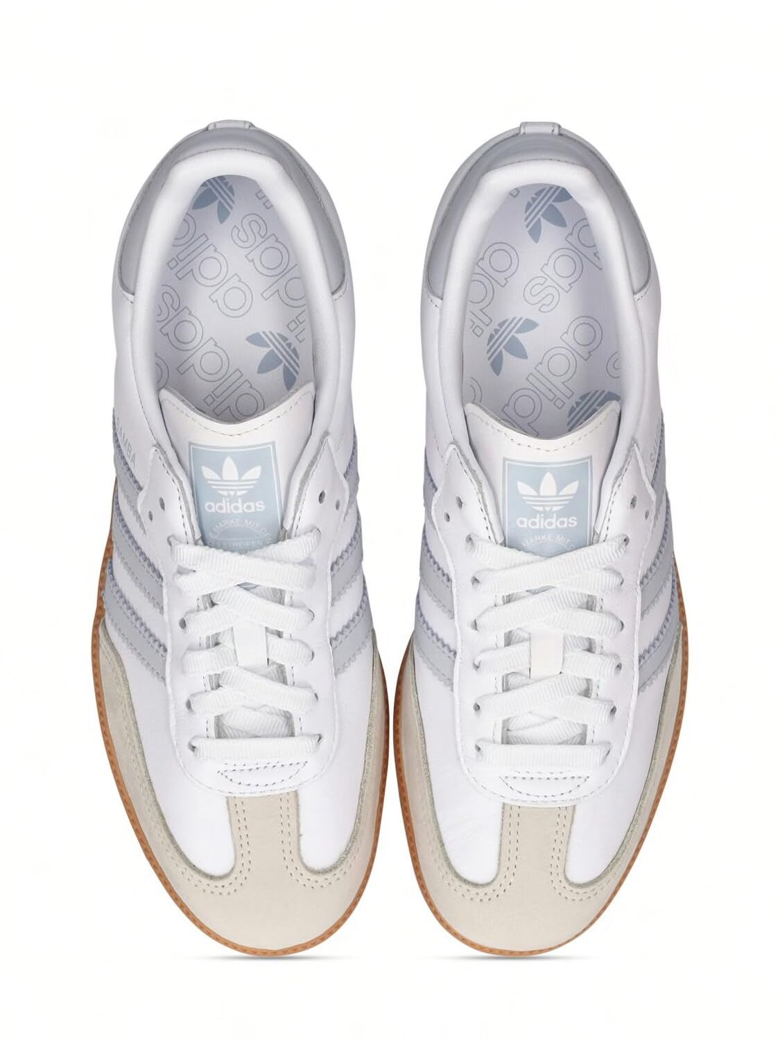 adidas Samba OG Men's Sneaker (Halo Blue/White, US Footwear Size System, Adult, Men, Numeric, Medium, 10)