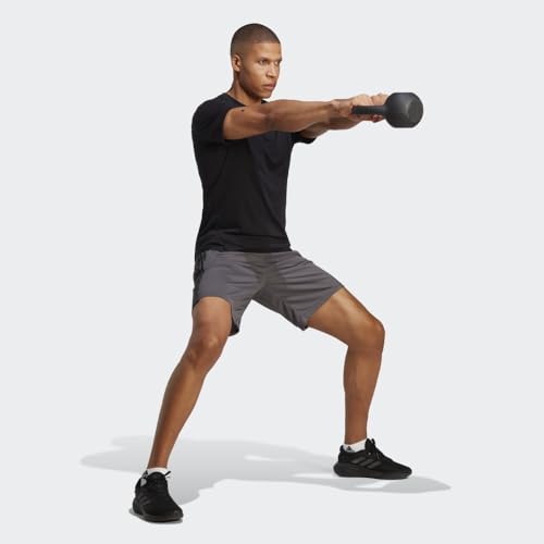 adidas Men's Train Essentials Piqué 3-Stripes Shorts