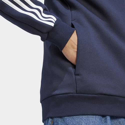 adidas mens Essentials 3-stripes Fleece Full Zip Hoodie