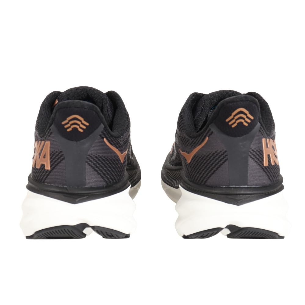 HOKA Women's Sneaker, Black Copper, 7.5