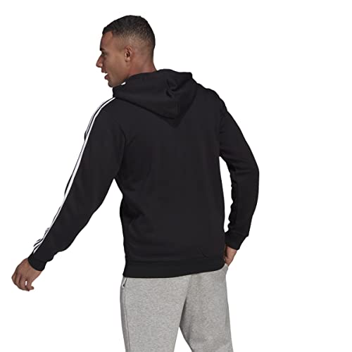 adidas mens Essentials 3-stripes Fleece Full Zip Hoodie