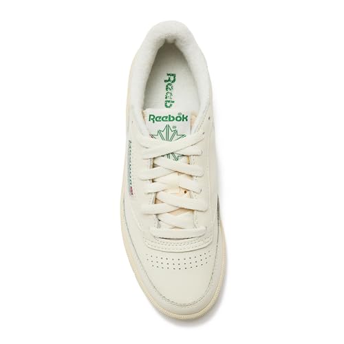Reebok Womens Club C 85 Vintage Tennis Sneakers for Women, Casual White Womens Shoes
