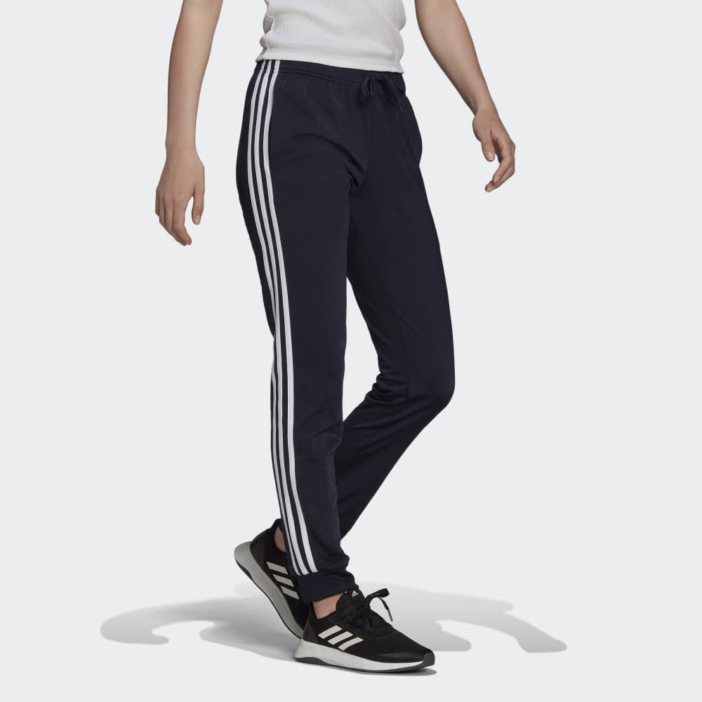 Adidas Womens Essentials Warm-up 3-Stripes Slim Tapered Track Pants