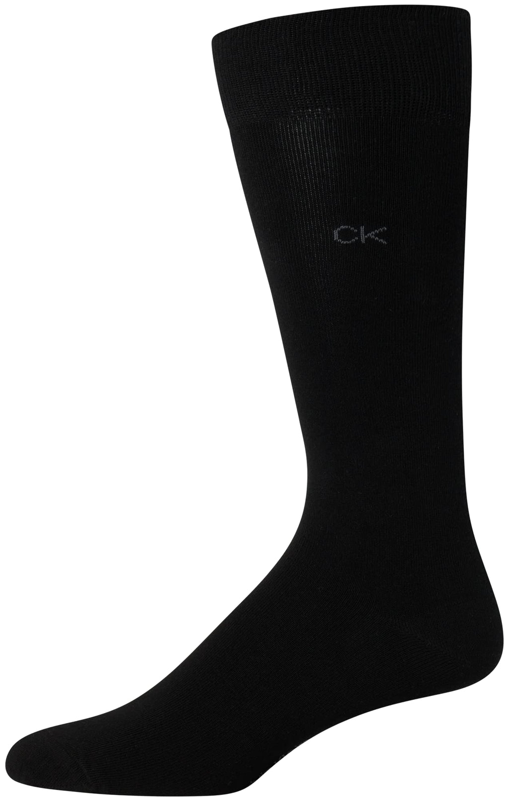 Calvin Klein Men's Crew Socks - 4 Pack Lightweight Combed Cotton Blend Dress Socks - Breathable Socks for Men (7-12)