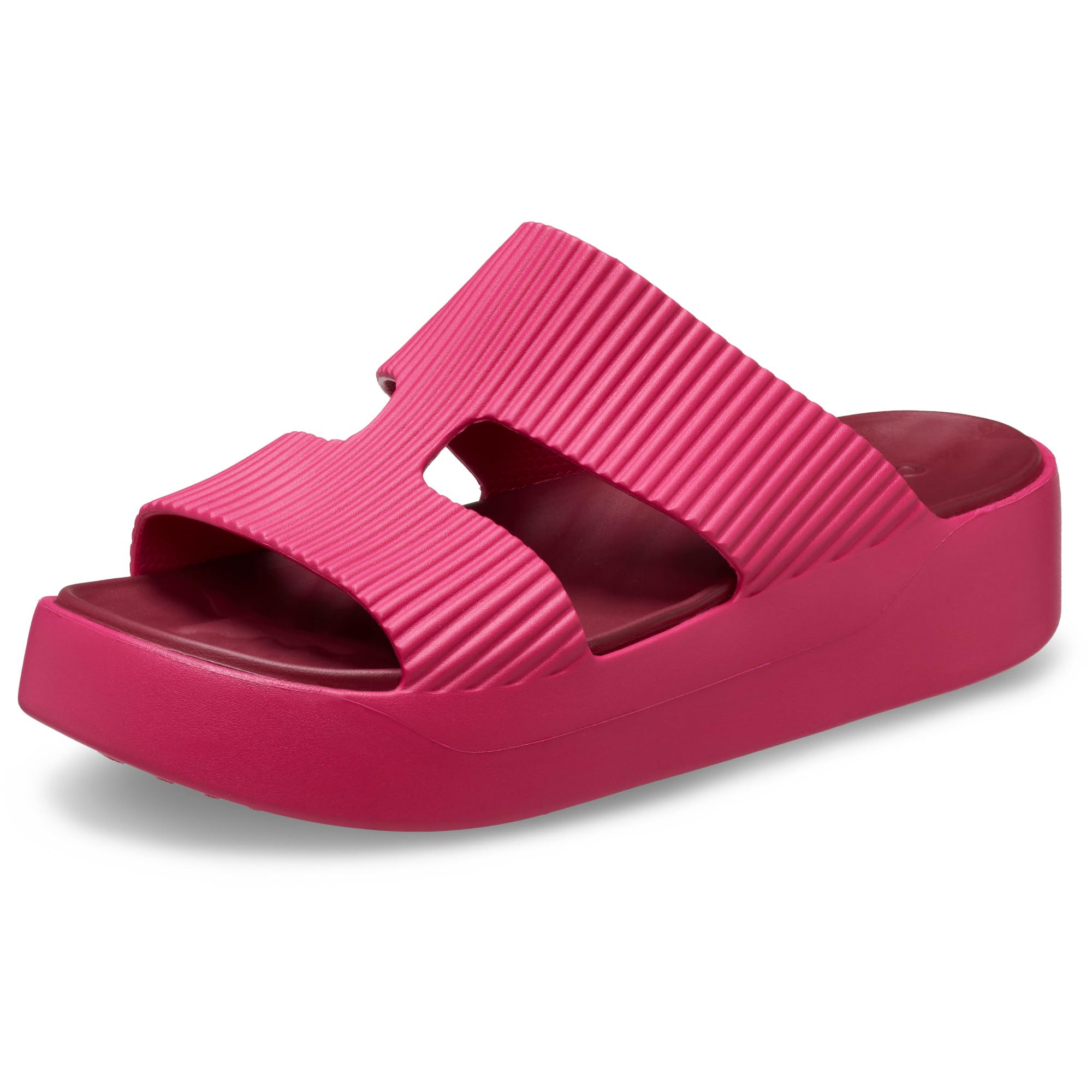 Crocs Women's Getaway Platform H-Strap Sandals Wedge for Women