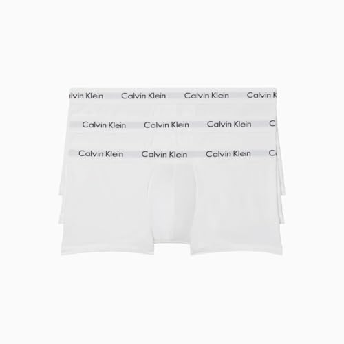 Calvin Klein Men's Cotton Stretch 3-Pack Low Rise Trunks