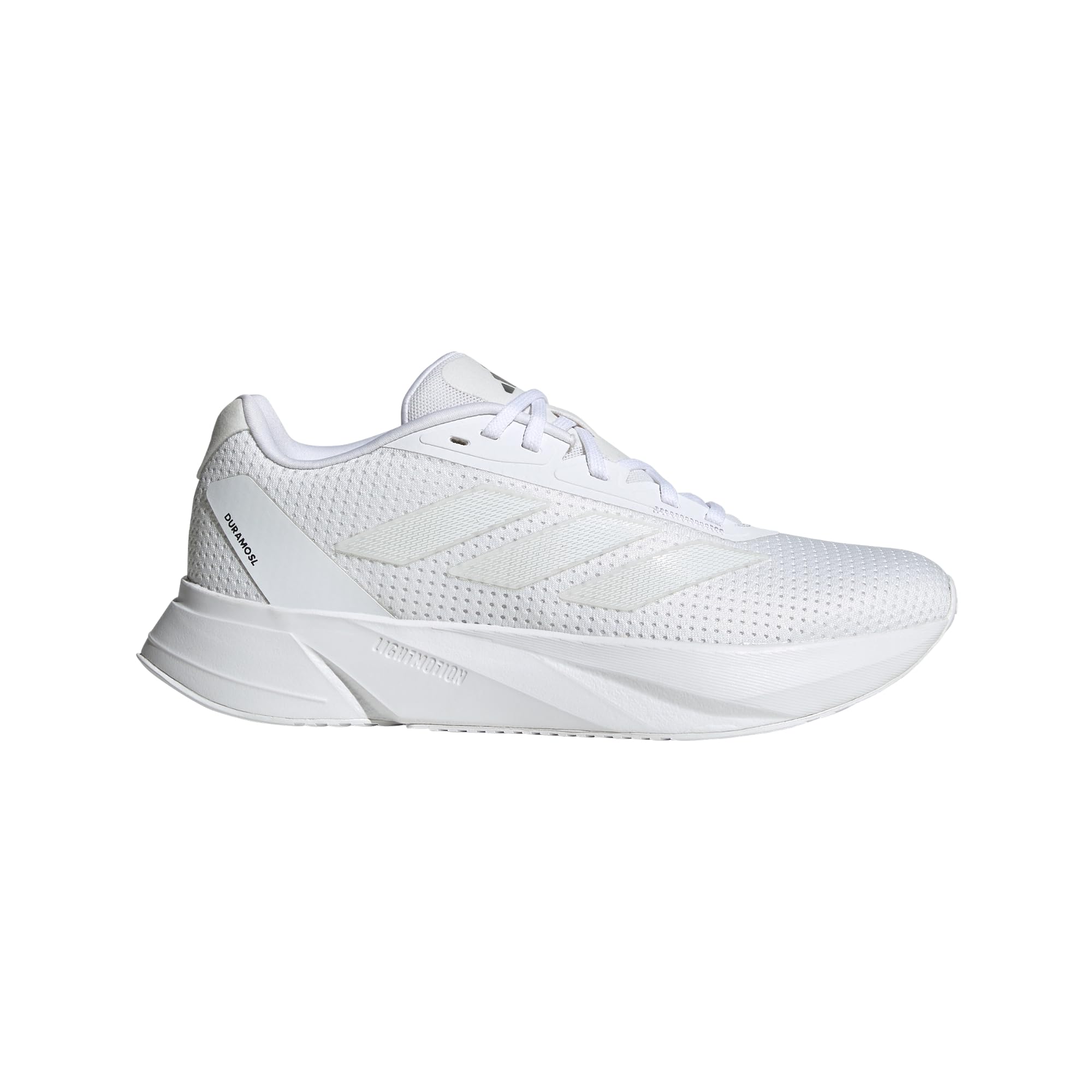 adidas Women's Duramo SL Running Sneaker, White/White/Grey, 7.5