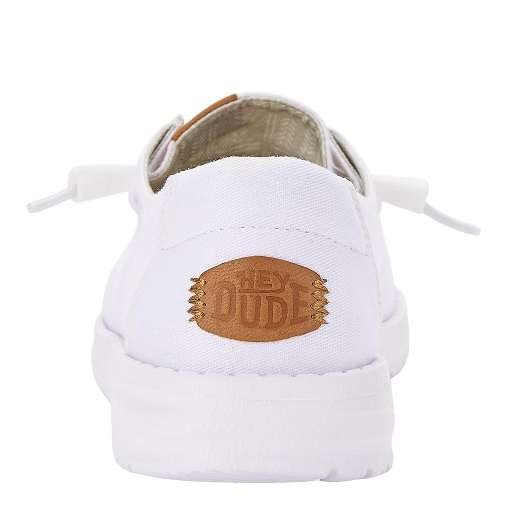 HEYDUDE Women's Wendy Canvas, Women’s Shoes, Women's Slip-on Loafers, Comfortable & Light-Weight