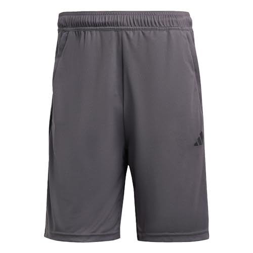 adidas Men's Train Essentials Piqué 3-Stripes Shorts