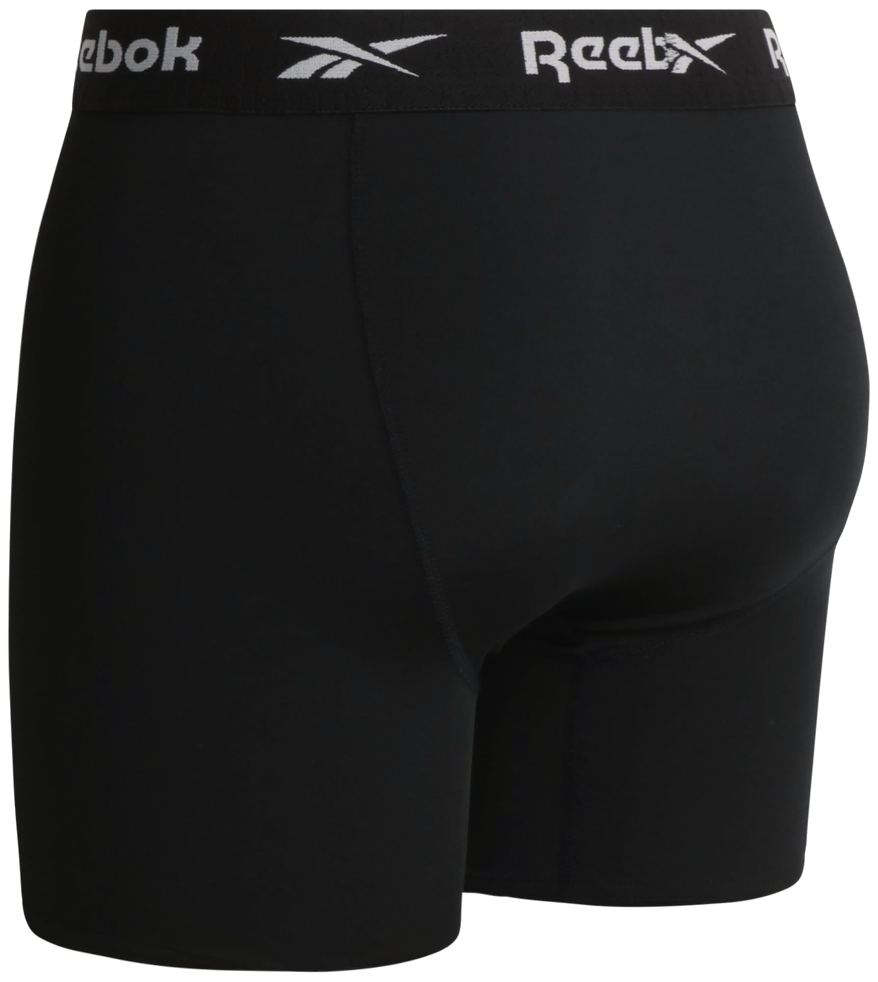 Reebok Mens Boxer Briefs - 4 Pack Stretch Performance Moisture Wicking Mens Underwear Boxers with Contour Pouch (Sizes: S-XL)