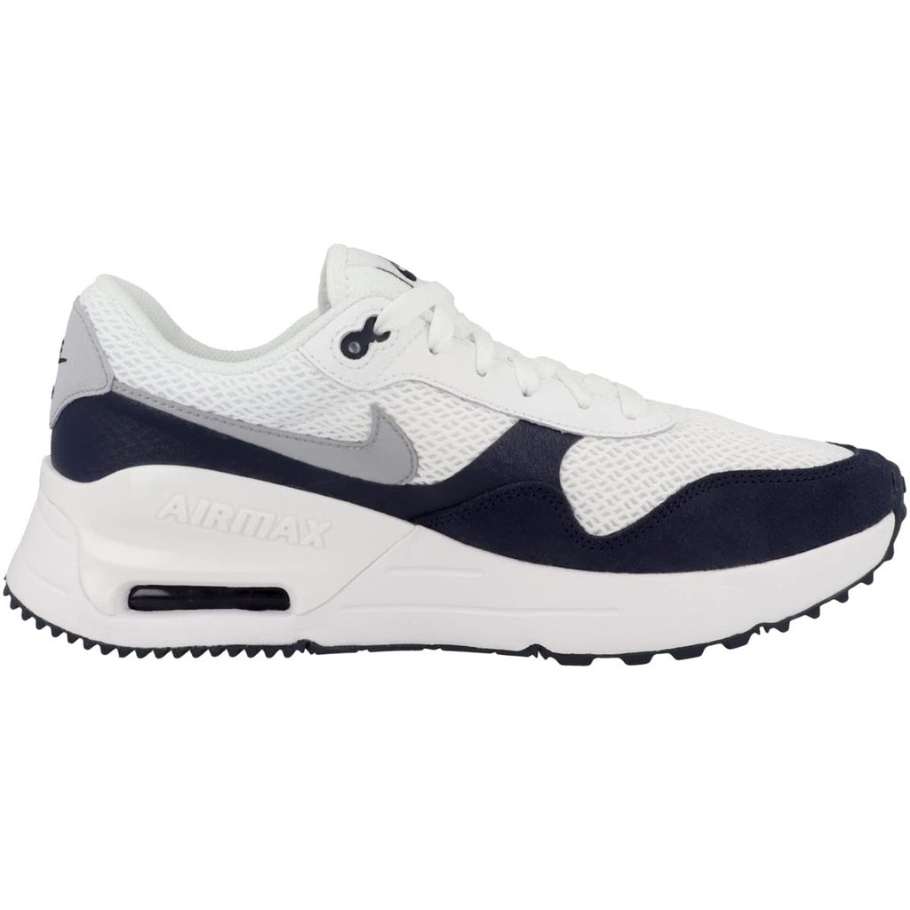 Nike Men's Air Max SYSTM Running Shoes, White/Wolf Grey-Obsidian, 10 M US