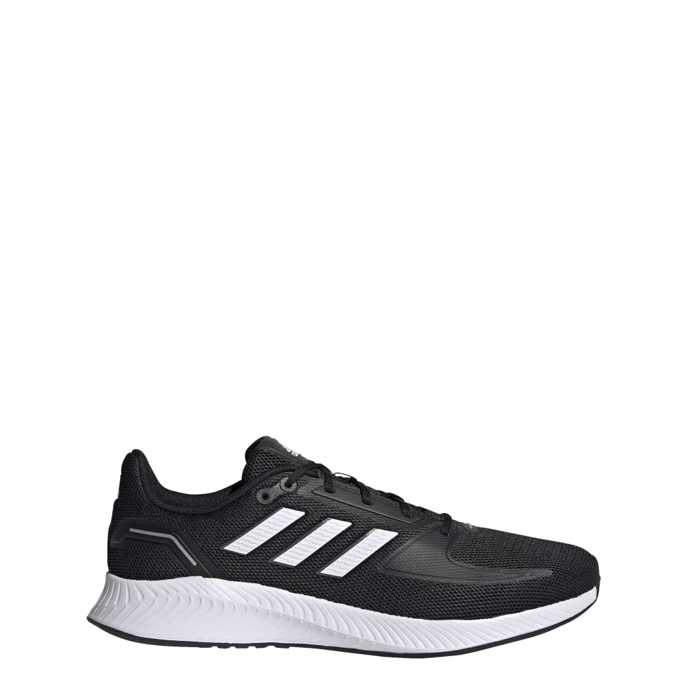 adidas mens Runfalcon 2.0 Running Shoe, Black/White/Grey, 11.5 US