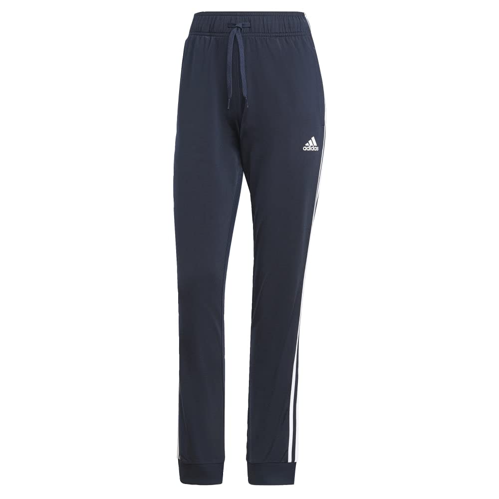 Adidas Womens Essentials Warm-up 3-Stripes Slim Tapered Track Pants