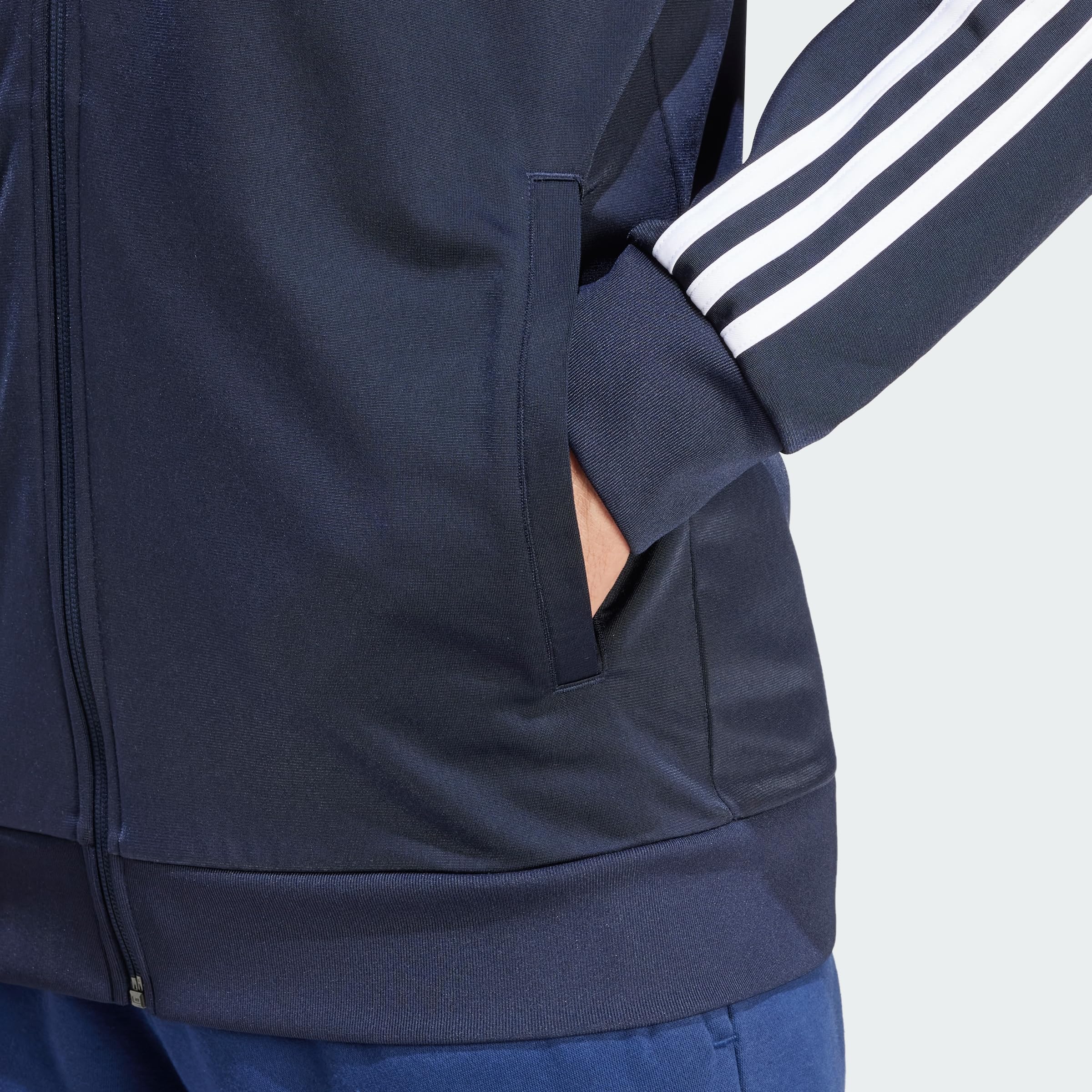 adidas Men's Essentials Warm-up 3-stripes Track Top
