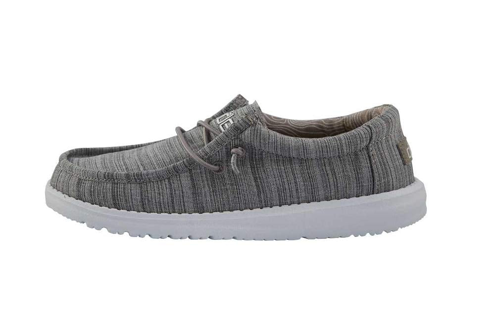 HEYDUDE Wally Toddler Washed Canvas | Boy's Loafers | Boy's Slip On Shoes | Comfortable & Light Weight