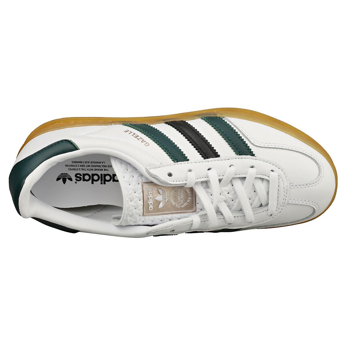 adidas IE2957 Gazelle Indoor Cloud White/Collegiate Green/Core Black Women's 9, IE2957