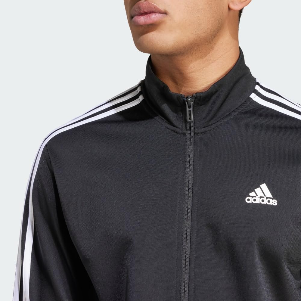 adidas Men's Essentials Warm-up 3-stripes Track Top