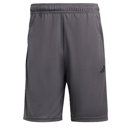 adidas Men's Train Essentials Piqué 3-Stripes Shorts