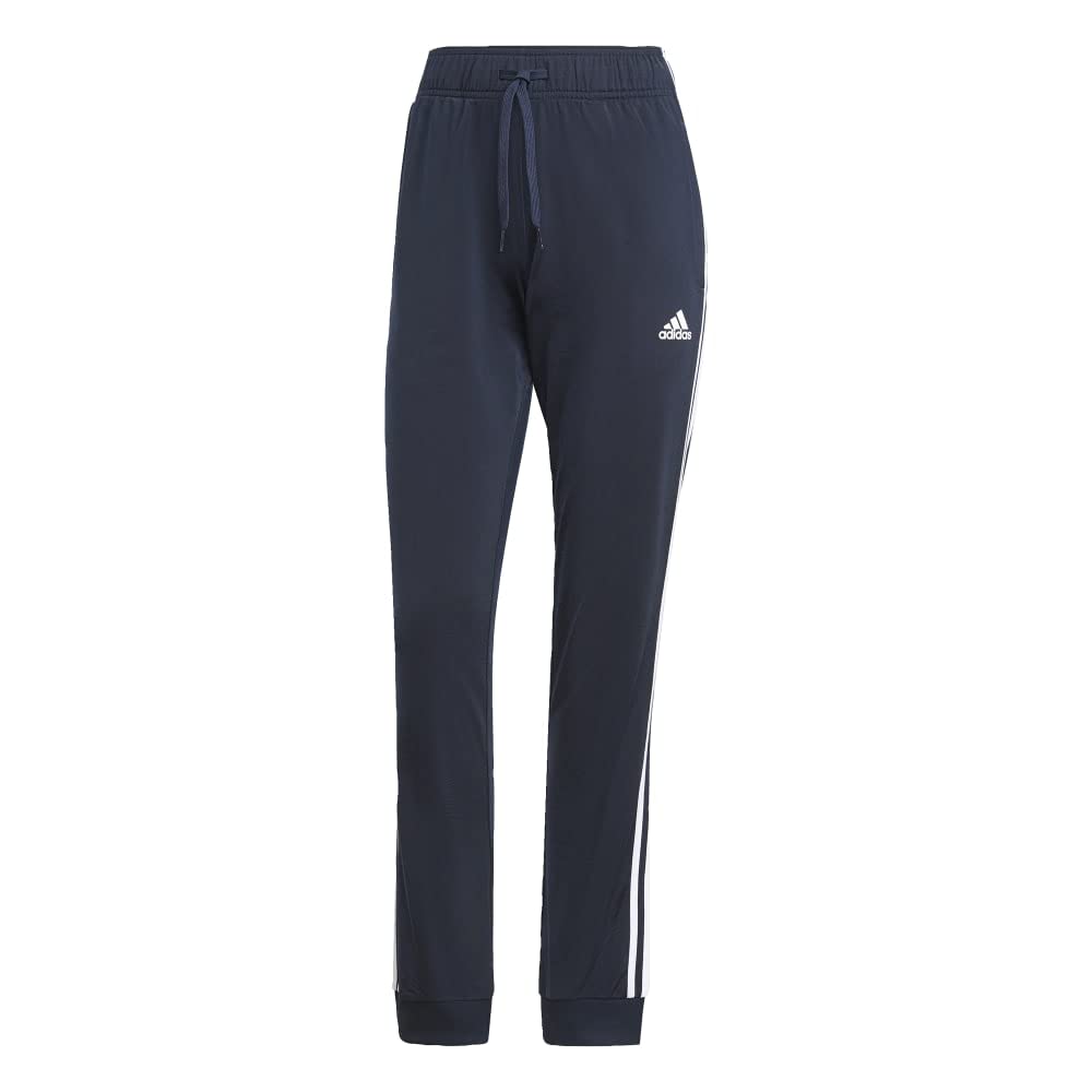 Adidas Womens Essentials Warm-up 3-Stripes Slim Tapered Track Pants