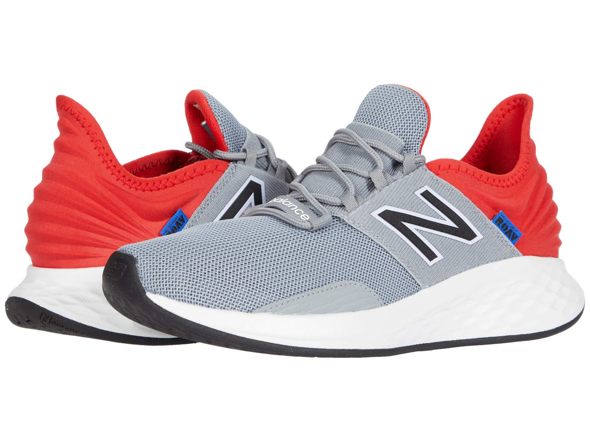 New Balance Kid's Fresh Foam Roav V1 Lace-up Running Shoe, Black, 7