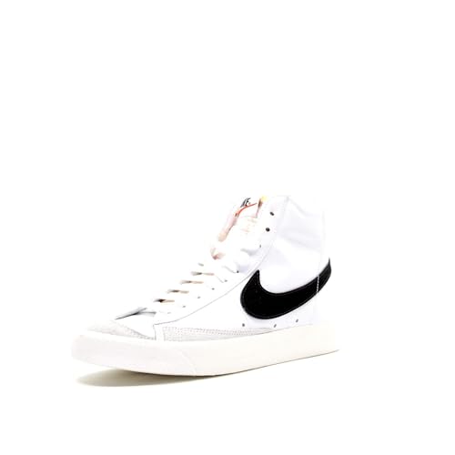 Nike Men's Basketball Shoes , White Black , 12 US