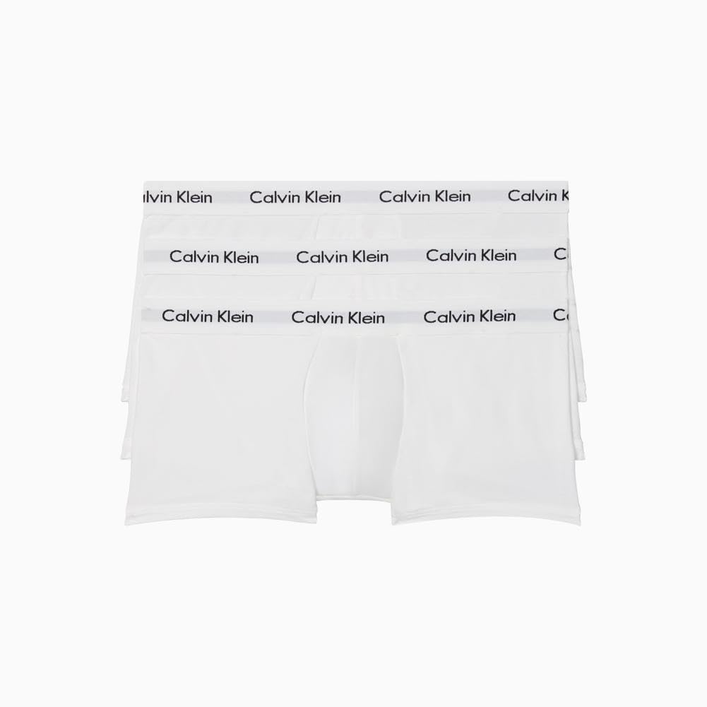 Calvin Klein Men's Cotton Stretch 3-Pack Low Rise Trunks