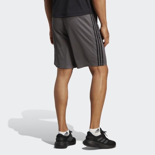 adidas Men's Train Essentials Piqué 3-Stripes Shorts