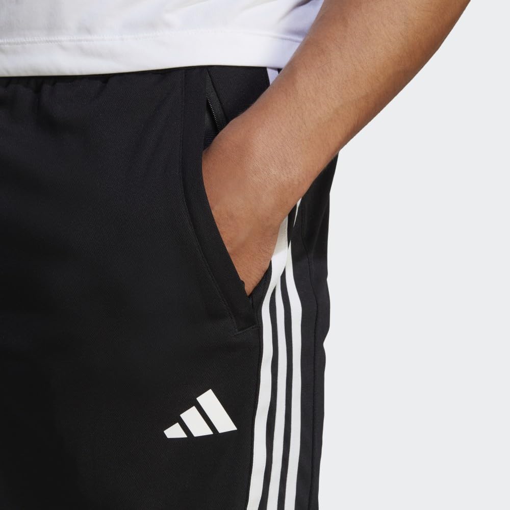 adidas Men's Train Essentials Piqué 3-Stripes Shorts