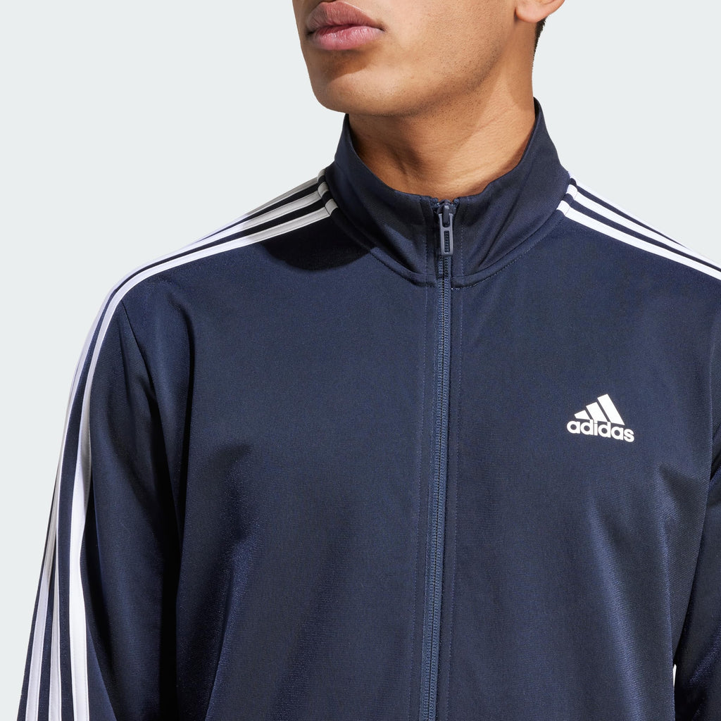 adidas Men's Essentials Warm-up 3-stripes Track Top