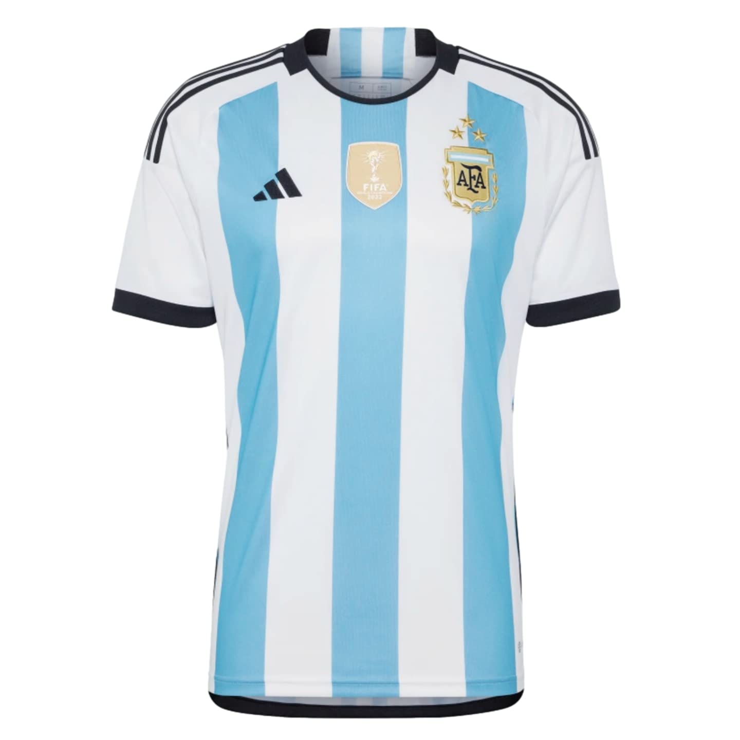 adidas Men's Soccer Argentina 3-Star Winners Home Jersey - Dress Like a Champion with Comfortable Fabric