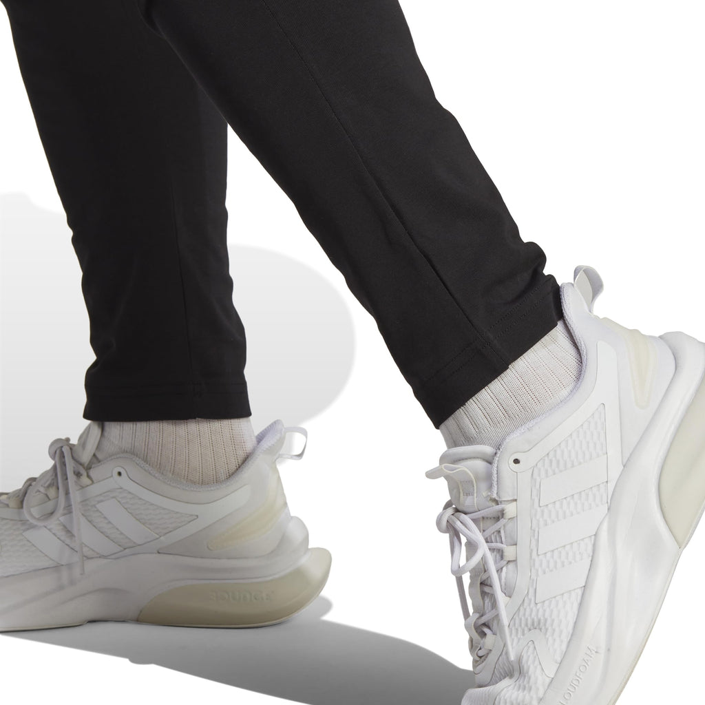 adidas Men's Essentials Single Jersey Tapered Open Hem Pants