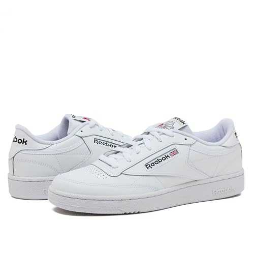 Reebok Men's Club C 85 Tennis Shoes, Casual Fashion White Sneakers