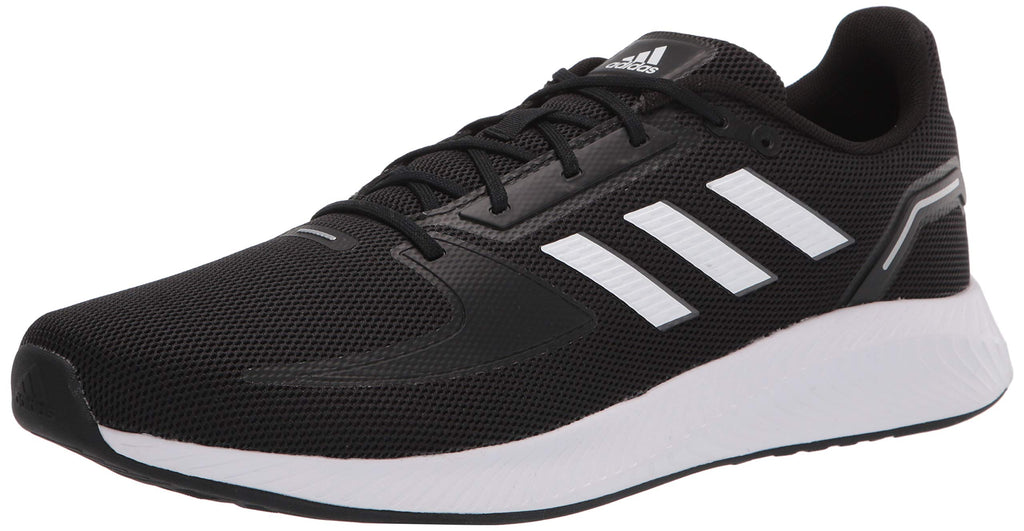 adidas Men's Runfalcon 2.0 Running Shoe, Black/White/Grey, 13