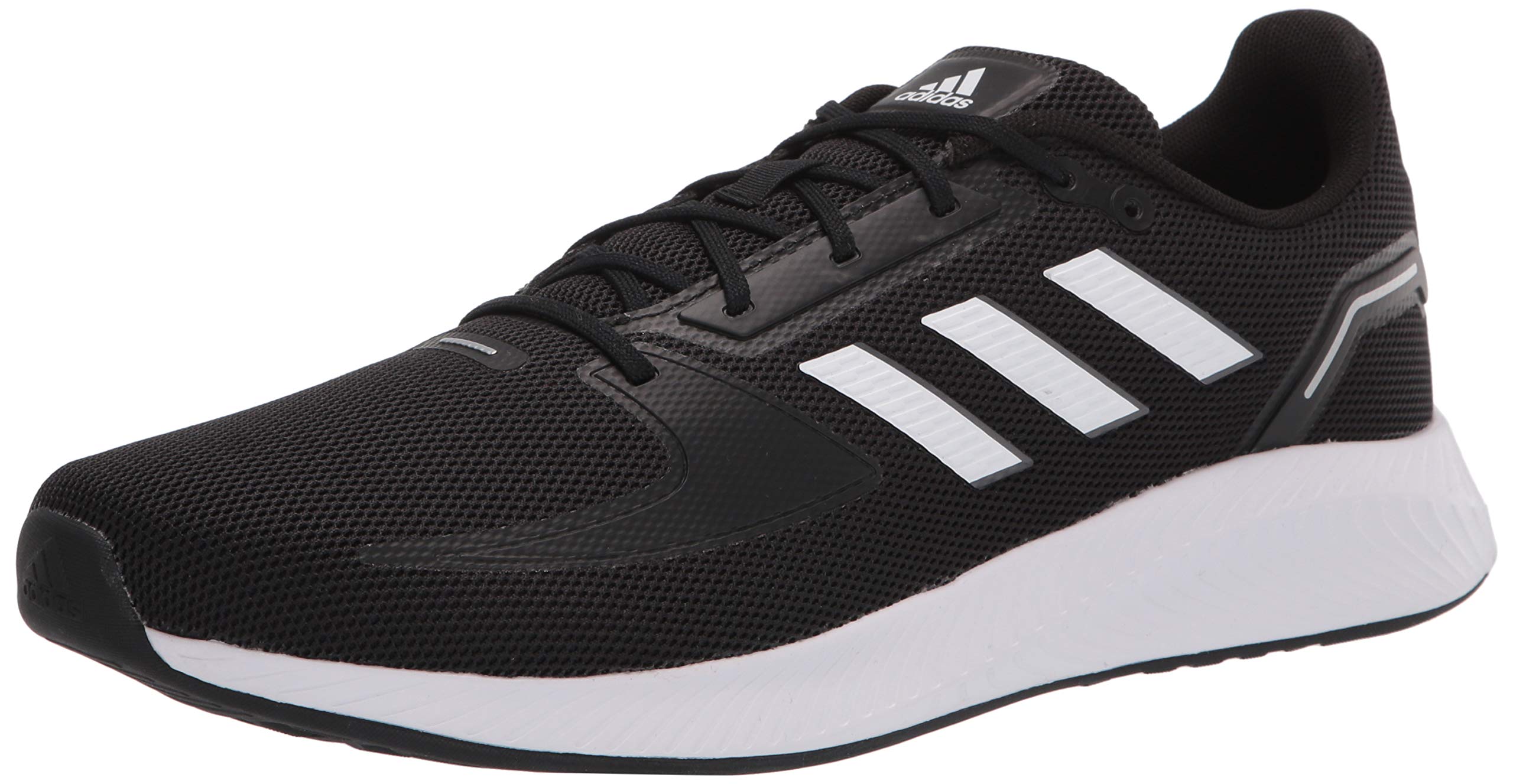 adidas Men's Runfalcon 2.0 Running Shoe, Black/White/Grey, 13